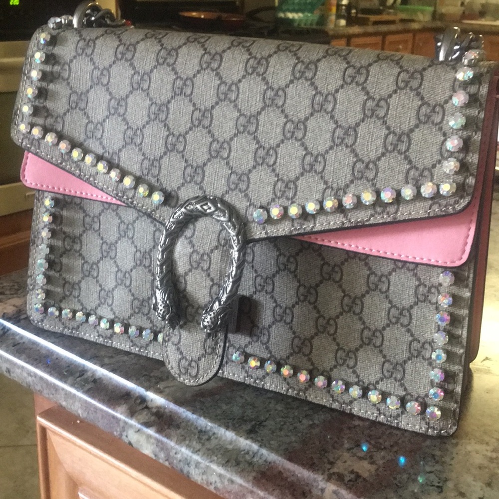 Gucci dionysus crystal look alike bag